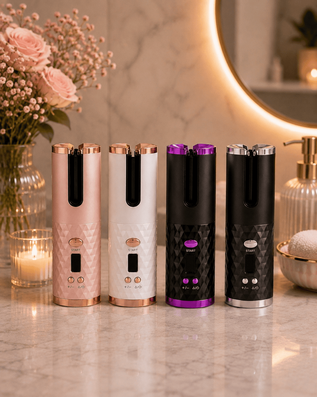 Cordless Automatic Hair Curler - Hair Care - Glow Beauty