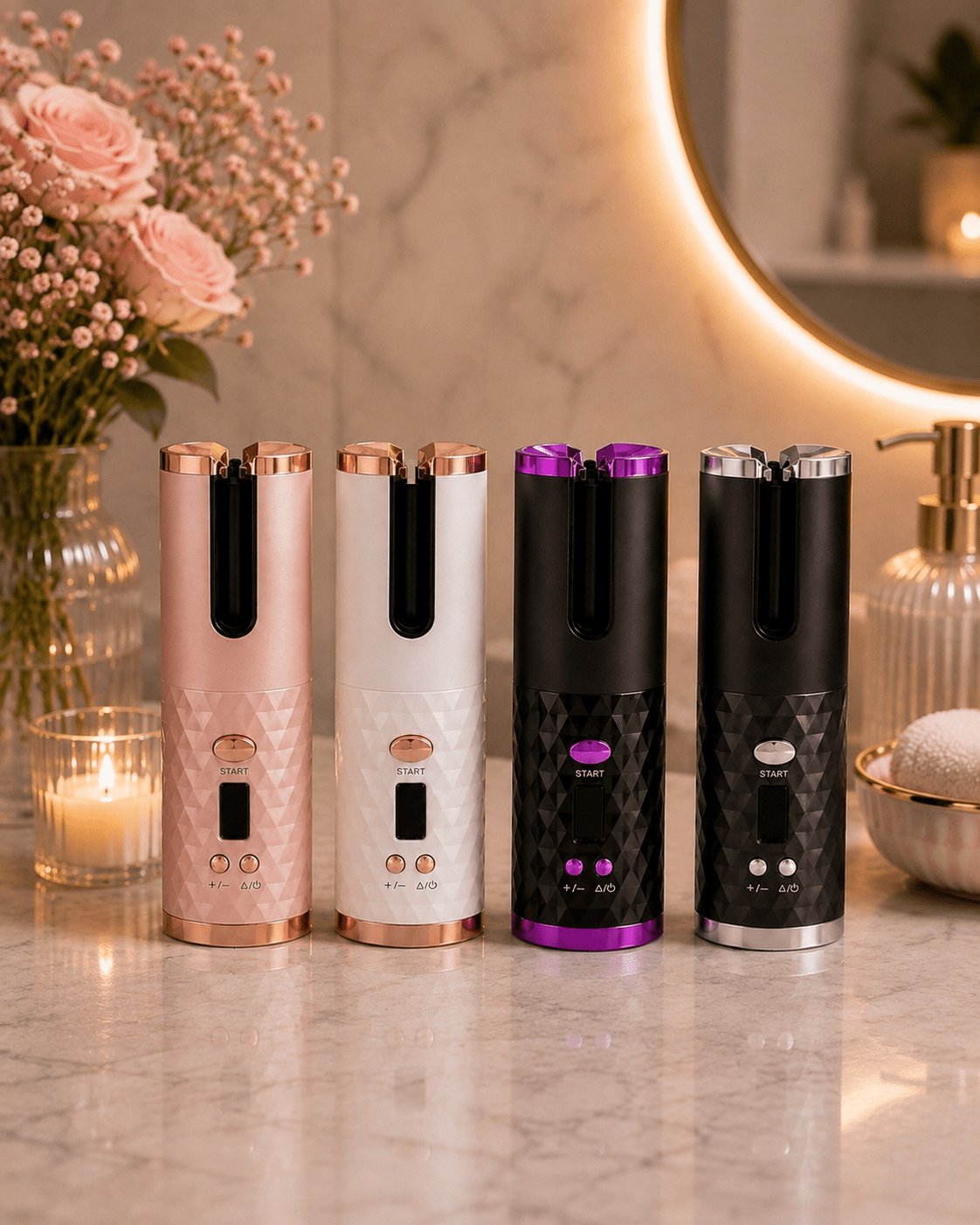 Cordless Automatic Hair Curler - Hair Care - Glow Beauty