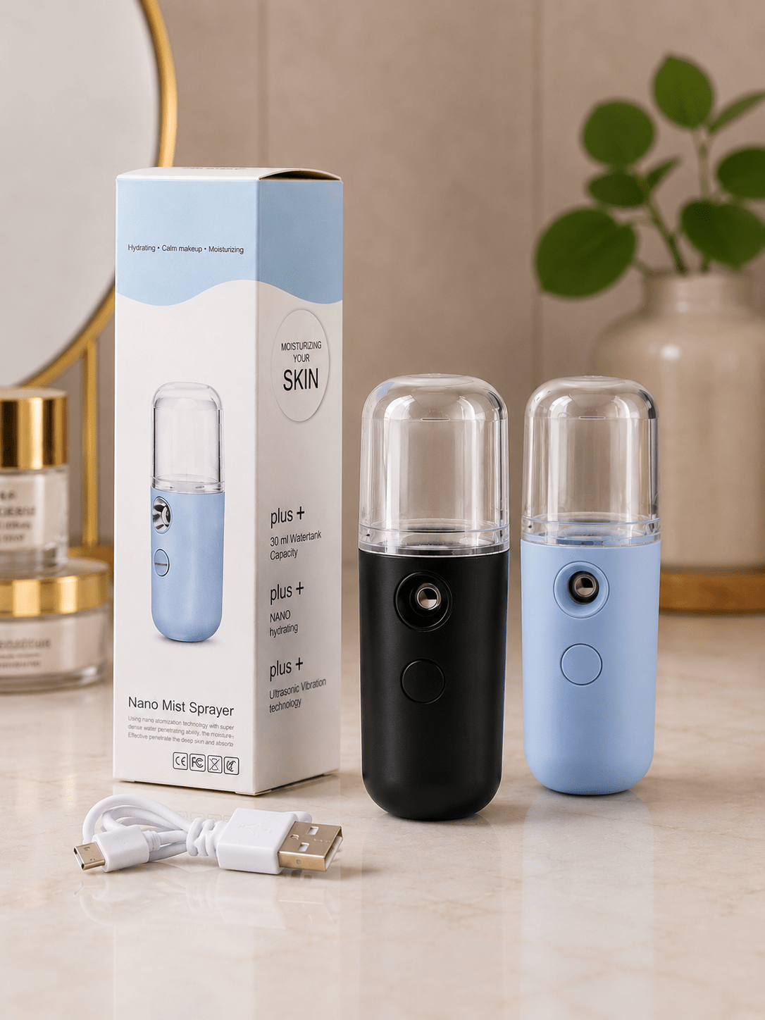GlowMist™ Hydrating Nano Facial Sprayer- Skincare - Glow Beauty