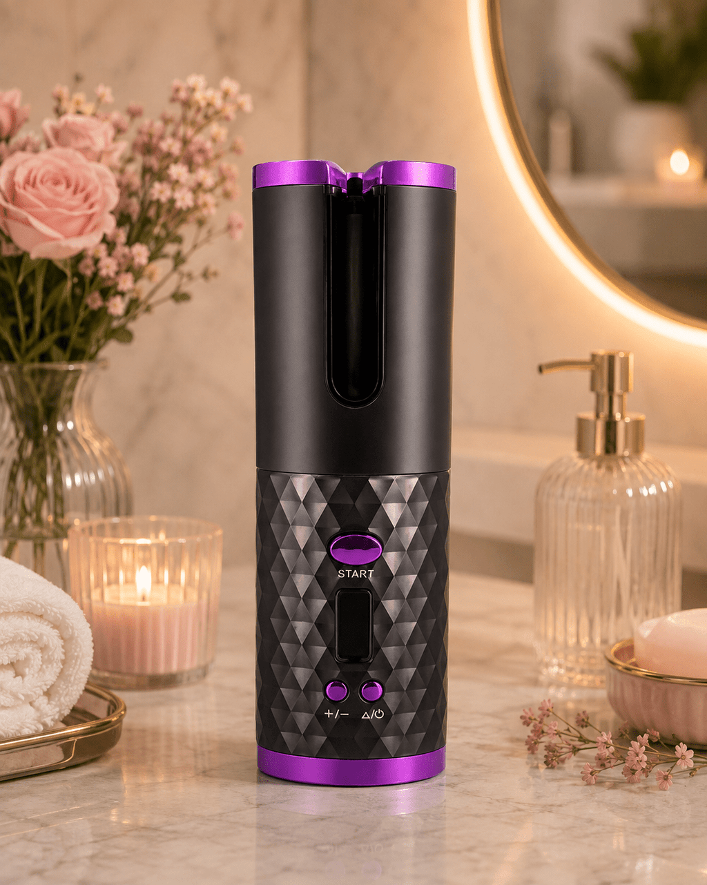 Cordless Automatic Hair Curler - Hair Care - Glow Beauty
