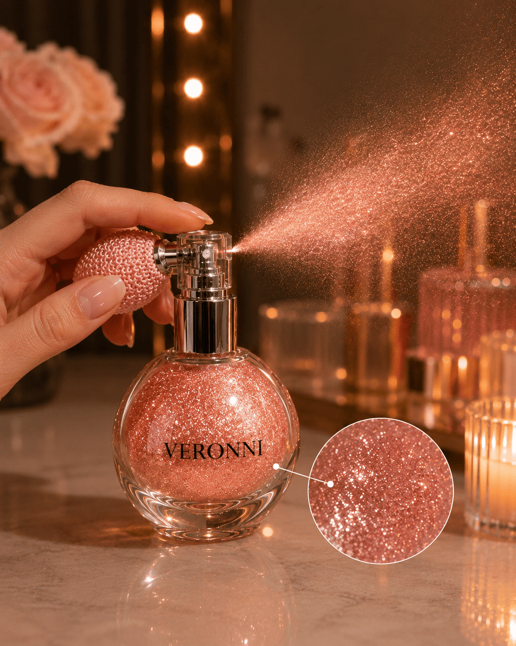 Diamond Body Shimmer Spray | Face & Body  - Body Sparkling - Glow Beauty