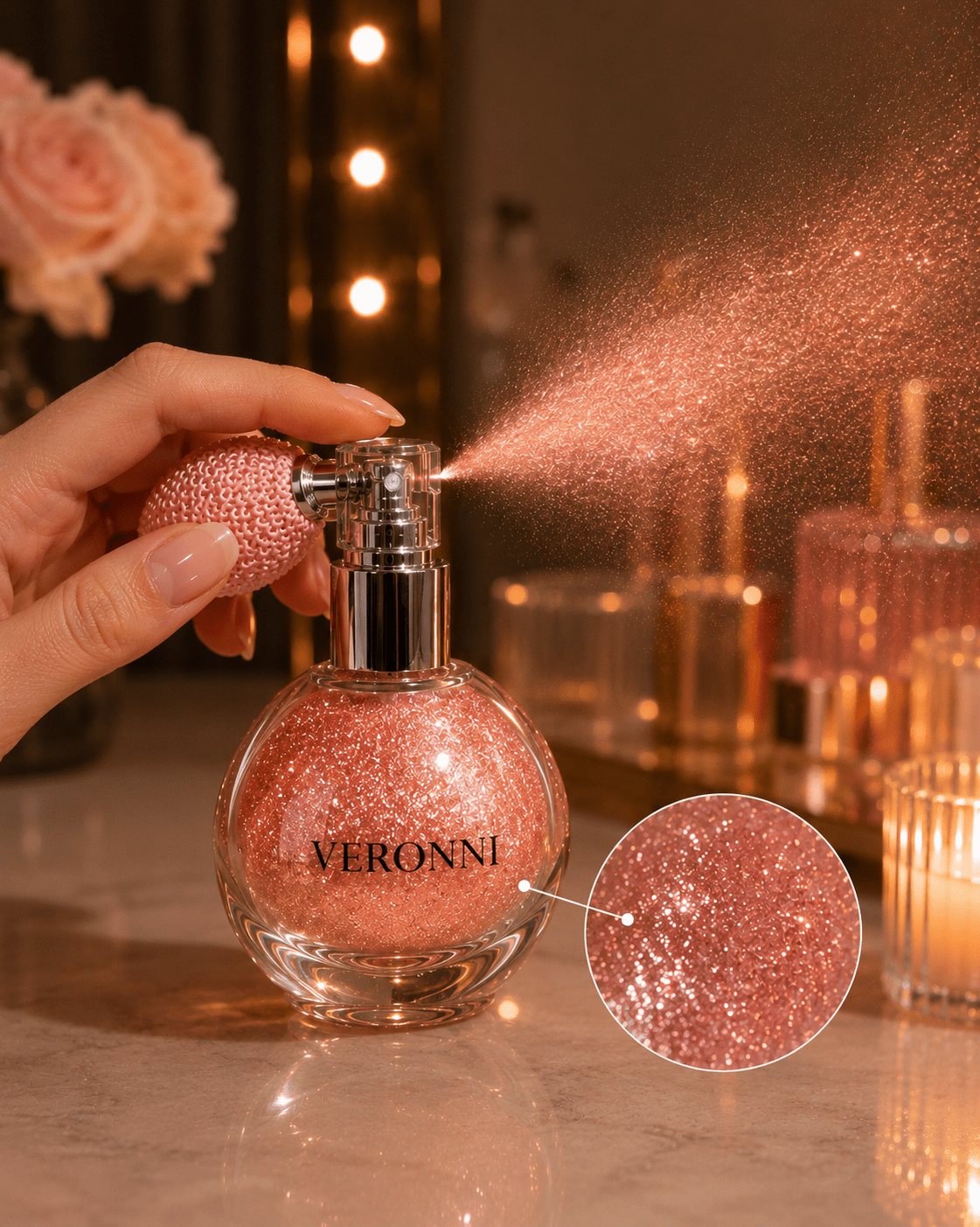 Diamond Body Shimmer Spray | Face & Body  - Body Sparkling - Glow Beauty