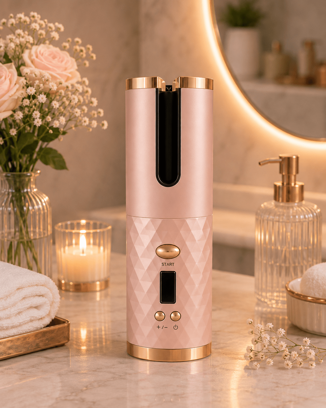 Cordless Automatic Hair Curler - Hair Care - Glow Beauty