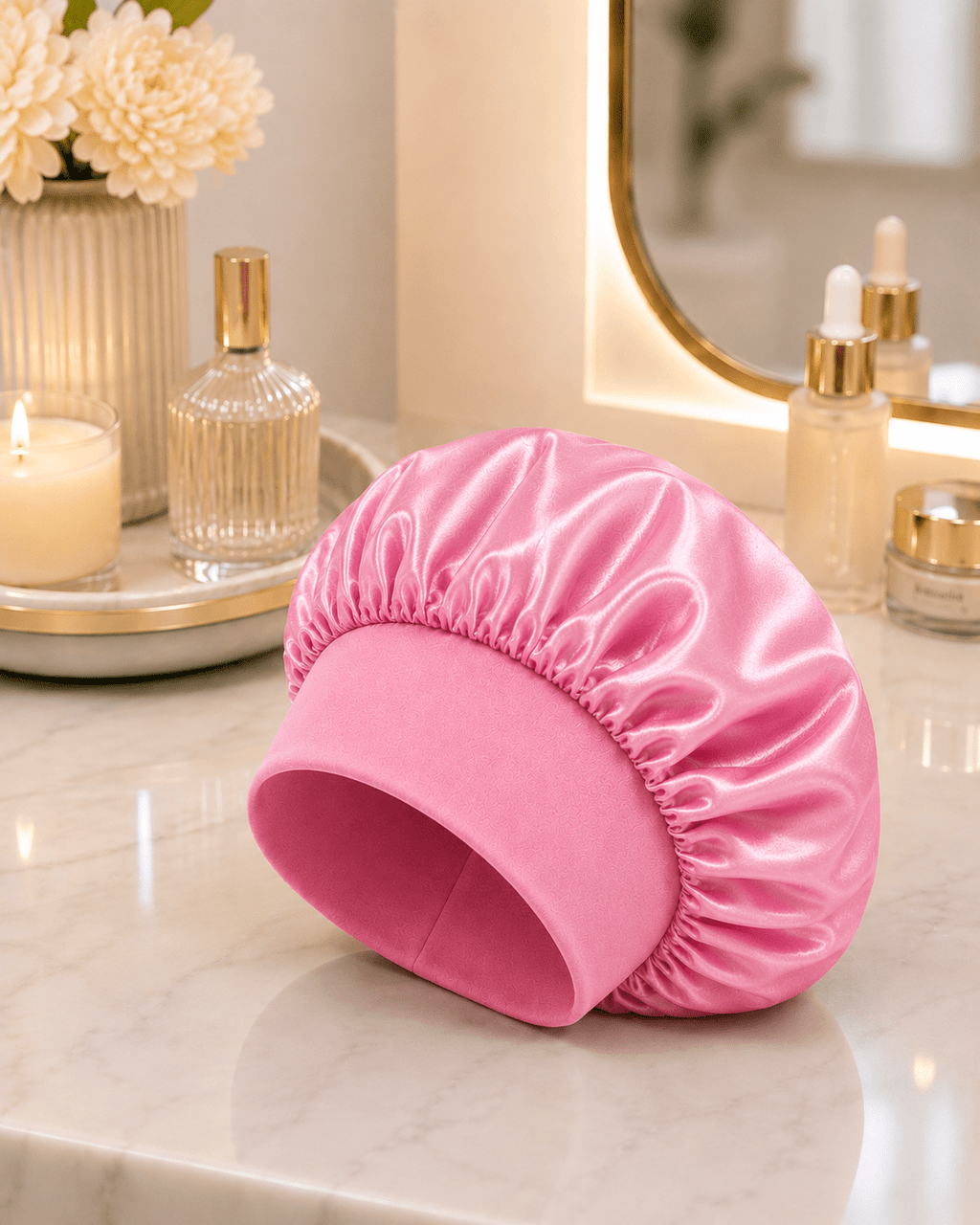 Silk Satin Hair Bonnet | Overnight Protection