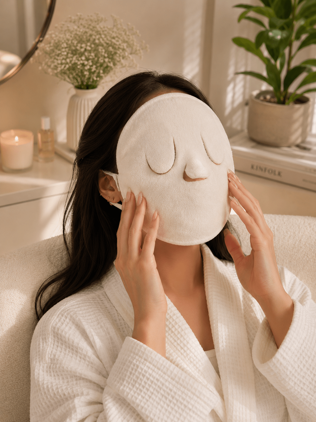 Luxury Hot & Cold Facial Compress Towel - Skincare - Glow Beauty