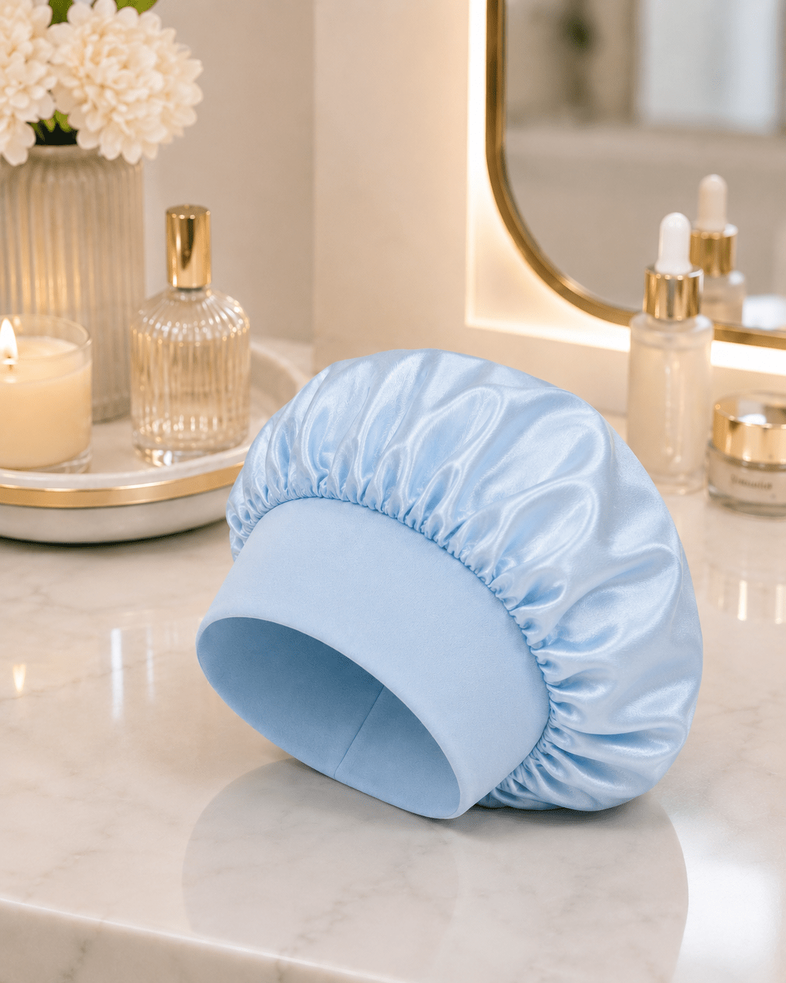 Silk Satin Hair Bonnet | Overnight Protection