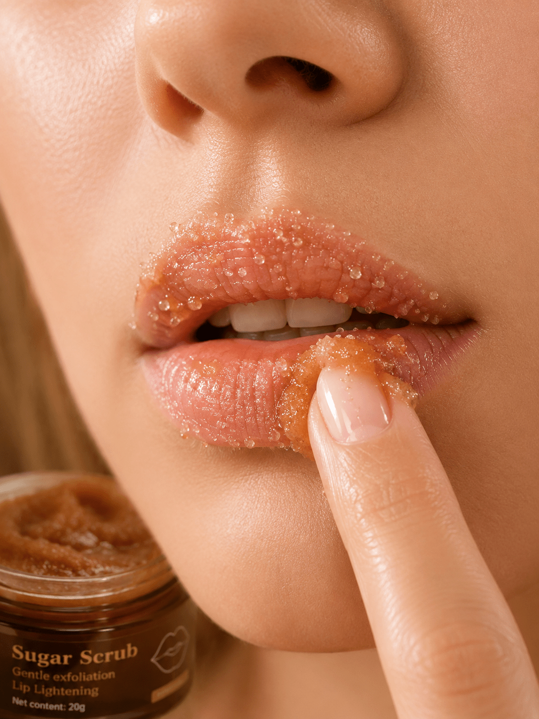 Brown Sugar Lip Scrub | Exfoliating Lip Care - Beauty Accessories - Glow Beauty