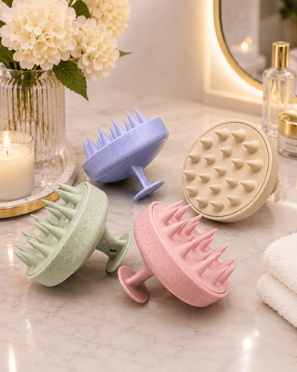Silicone Scalp Massager | Hair & Scalp Care  - Beauty Accessories - Glow Beauty