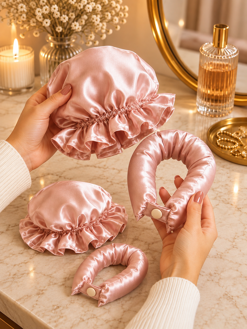 Silk Heatless Hair Curling Kit
