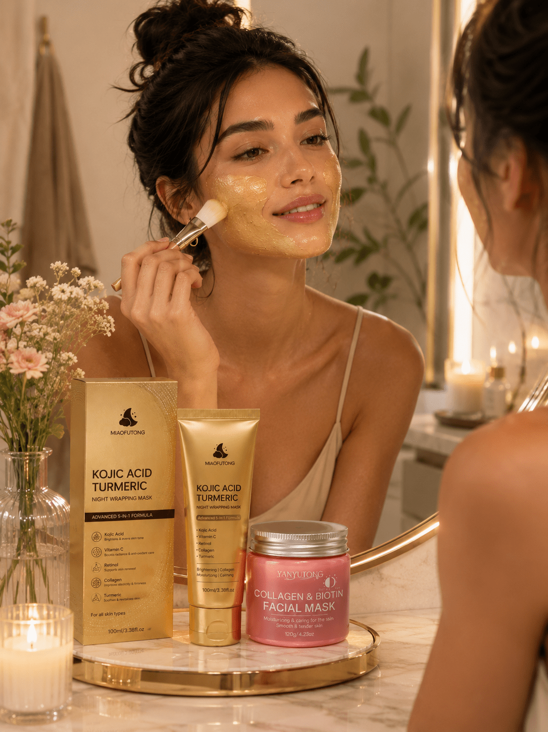 Collagen & Biotin Peel-Off Face Mask | Deep Hydration
