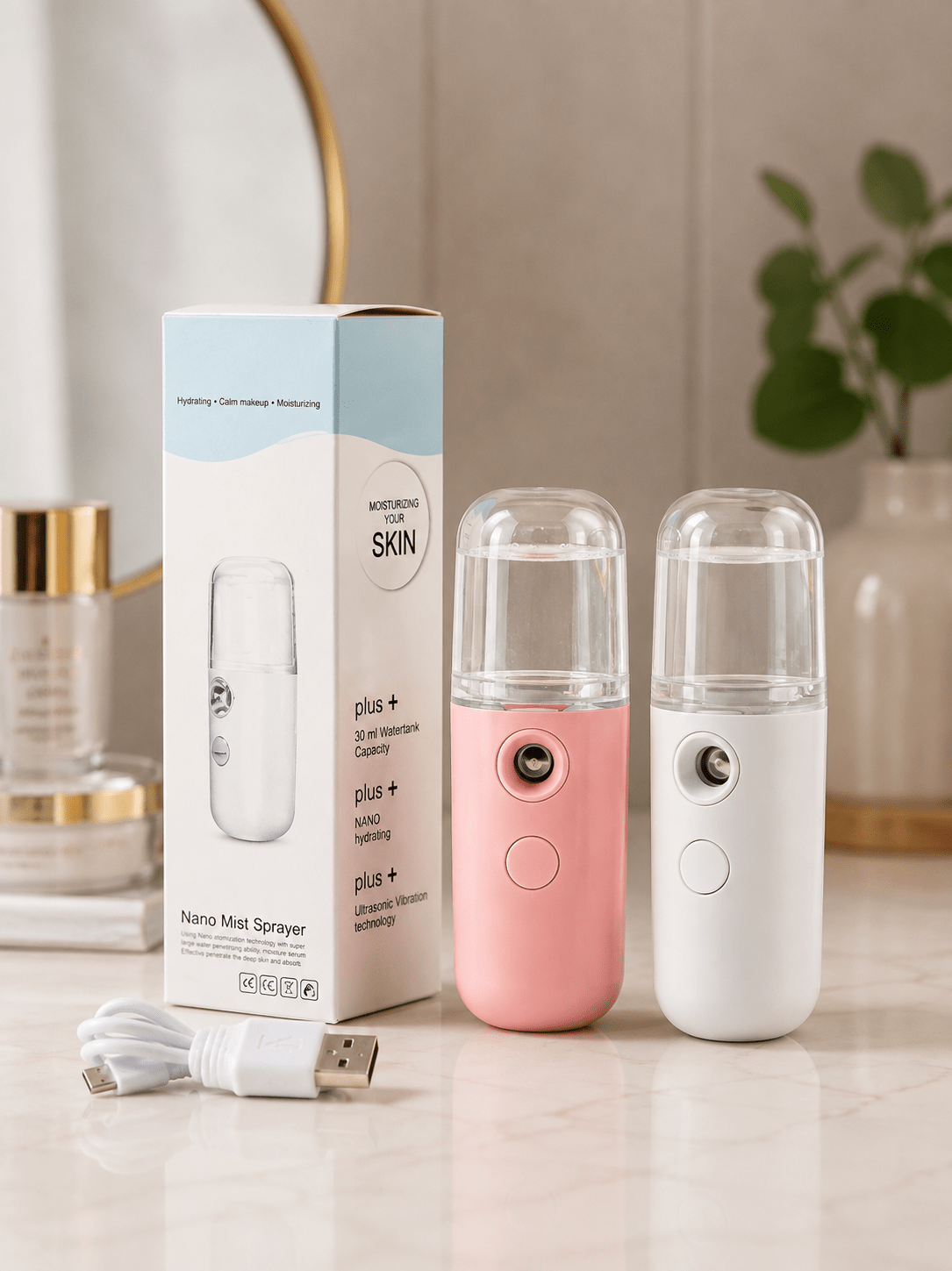 GlowMist™ Hydrating Nano Facial Sprayer- Skincare - Glow Beauty