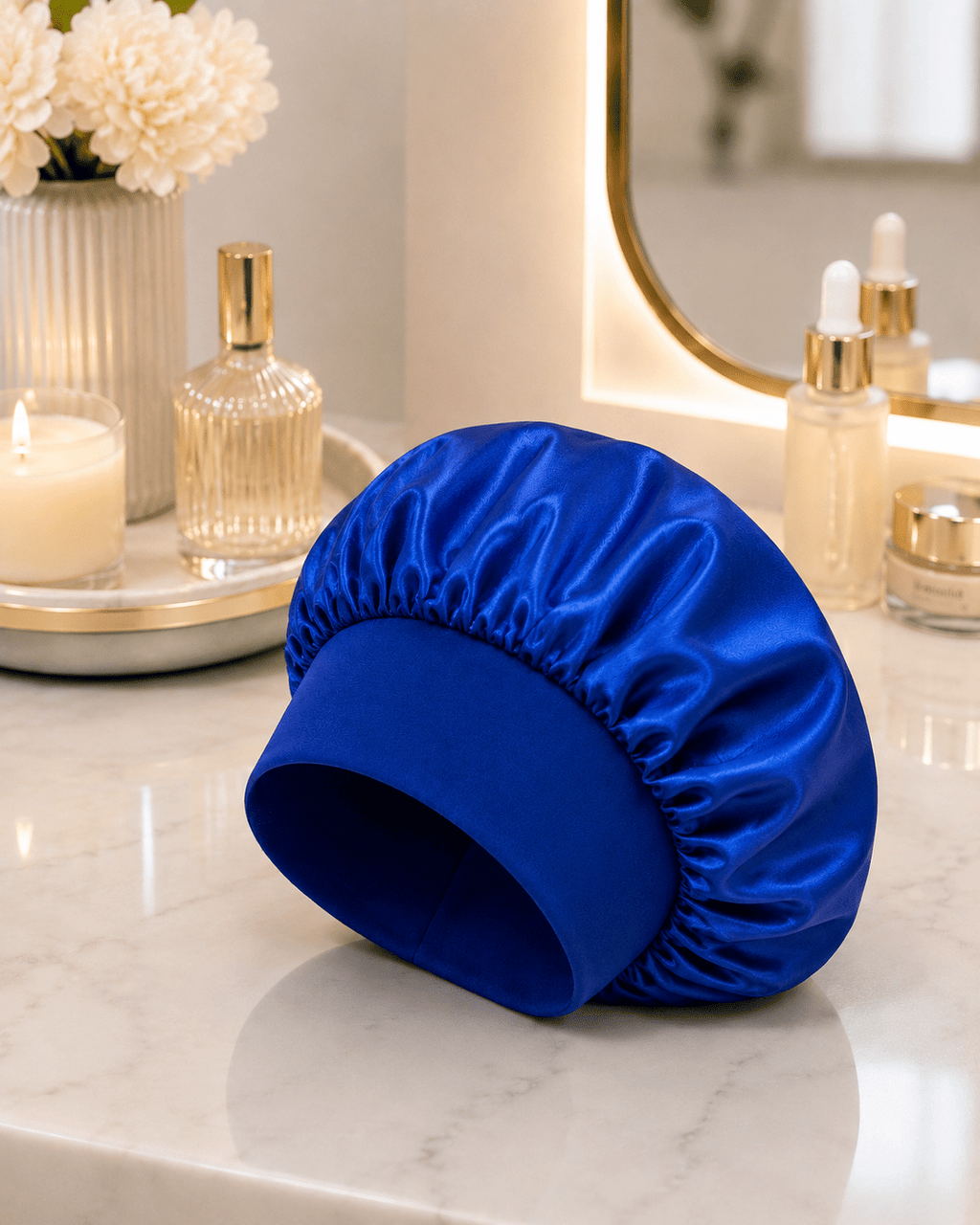 Silk Satin Hair Bonnet | Overnight Protection