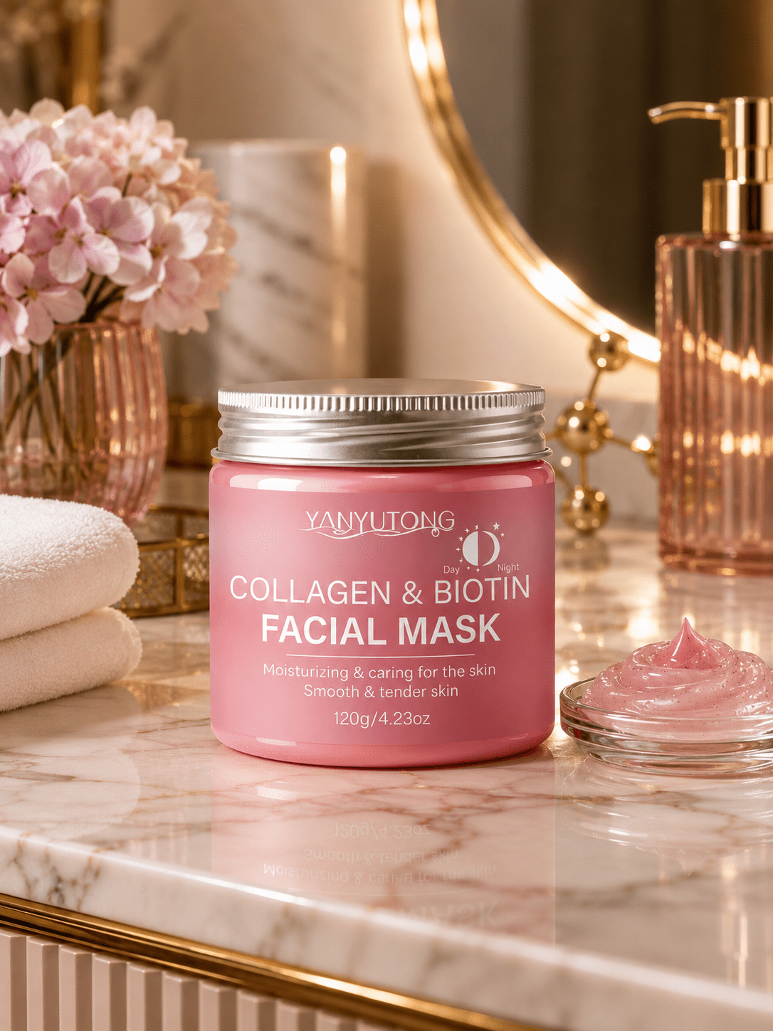 Collagen & Biotin Peel-Off Face Mask | Deep Hydration