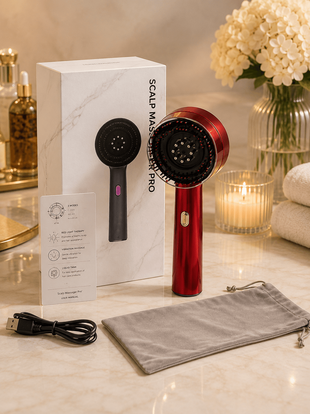 Scalp Massager Pro™ | Hair Growth Device - Hair Care - Glow Beauty