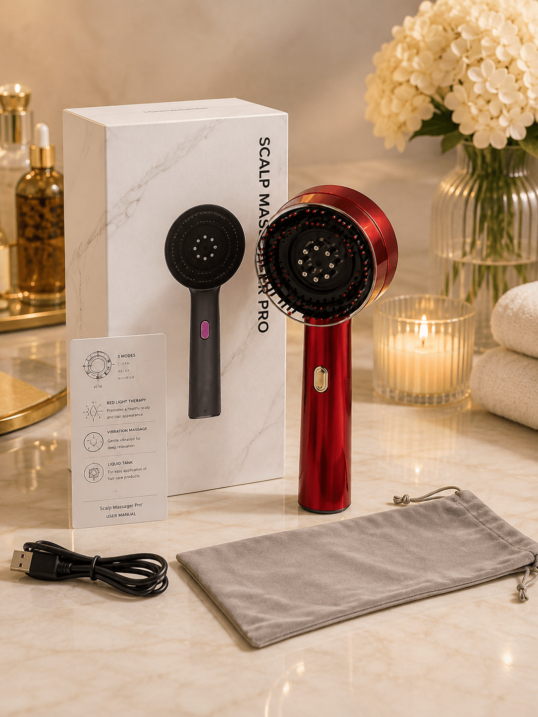 Scalp Massager Pro™ | Hair Growth Device - Hair Care - Glow Beauty