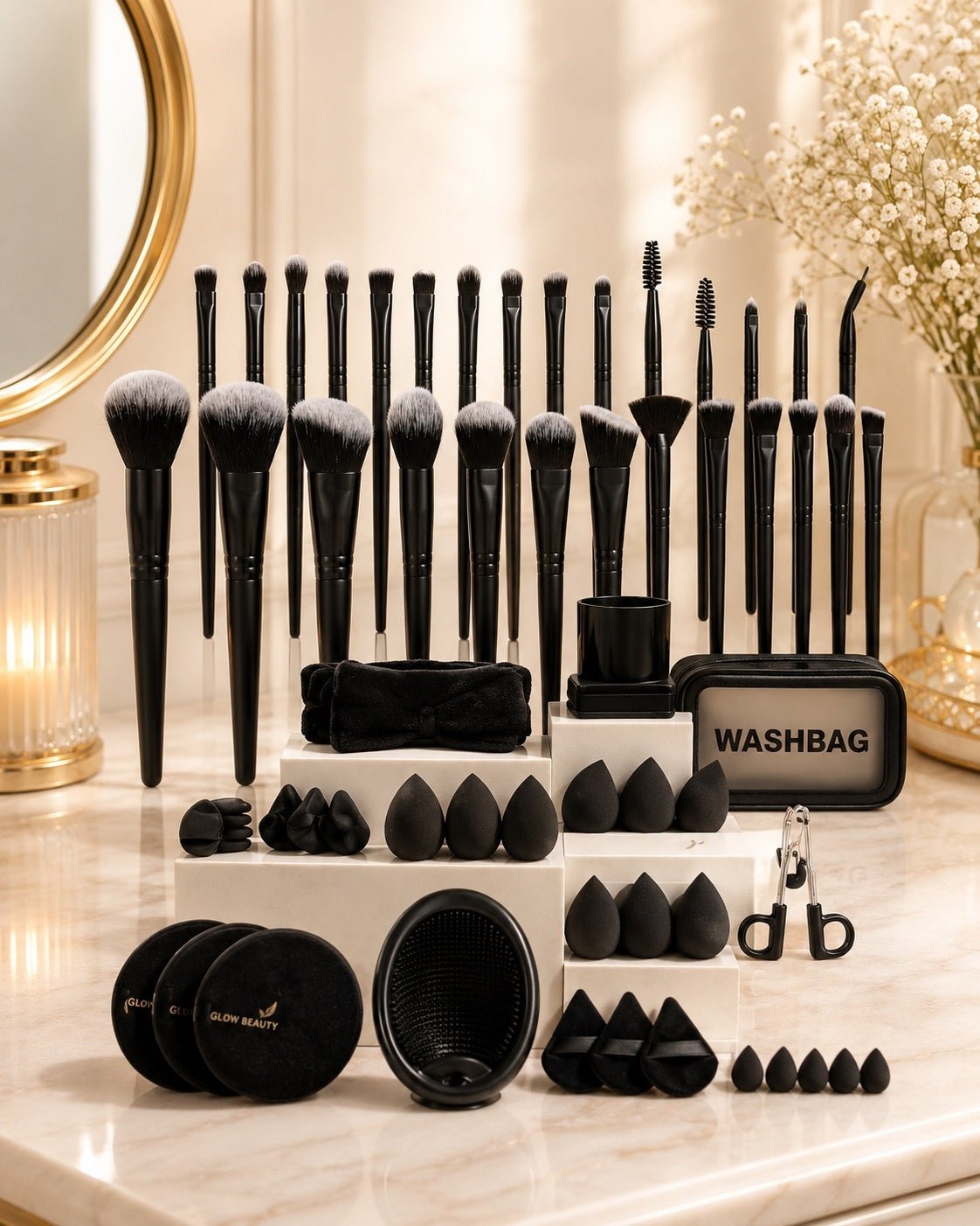 Complete Makeup & Beauty Tool Set - Beauty Accessories - Glow Beauty