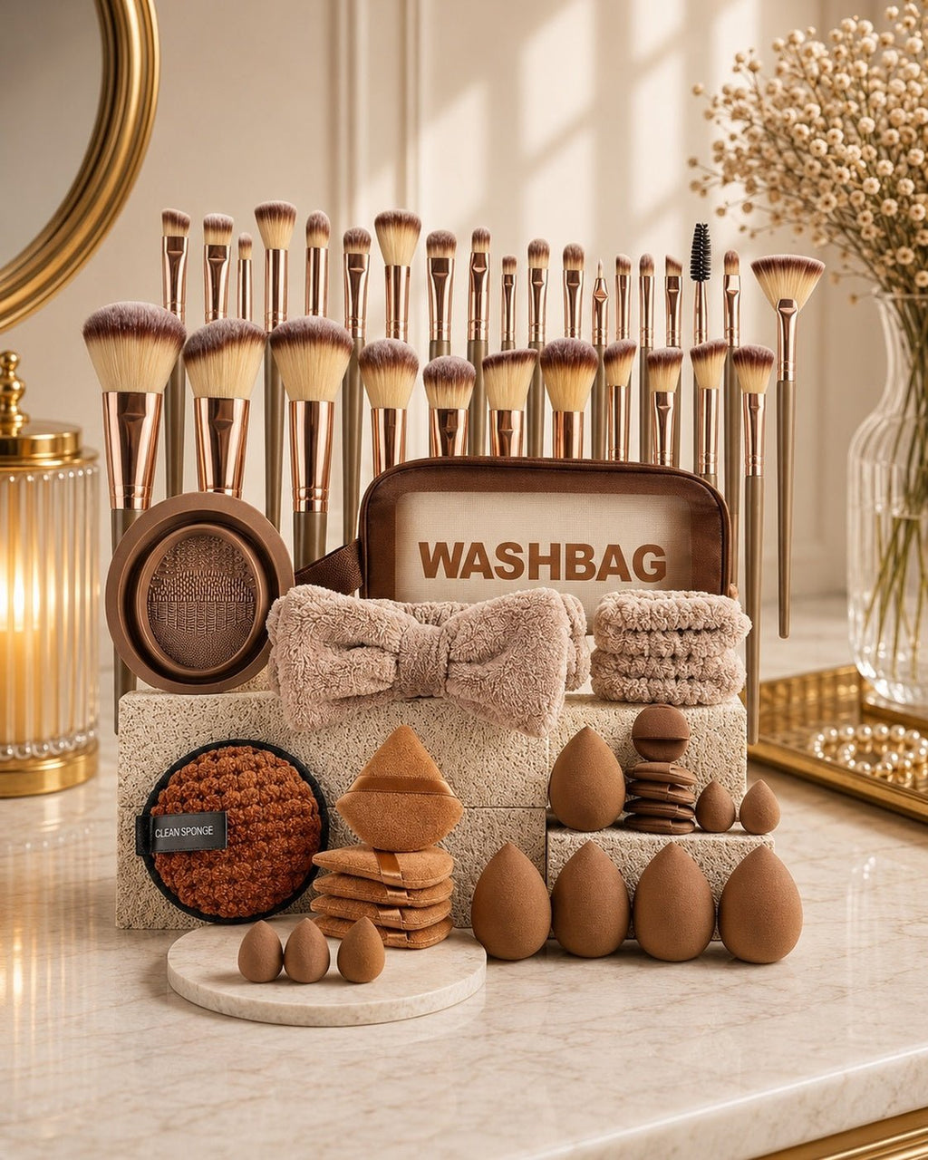 Complete Makeup & Beauty Tool Set - Beauty Accessories - Glow Beauty