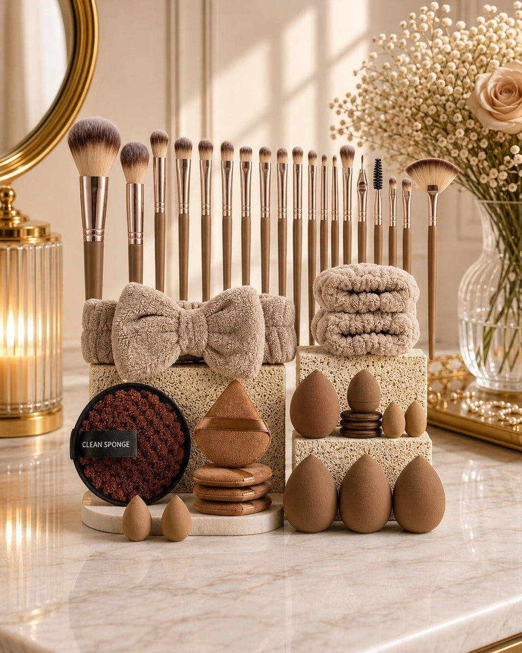 Complete Makeup & Beauty Tool Set - Beauty Accessories - Glow Beauty