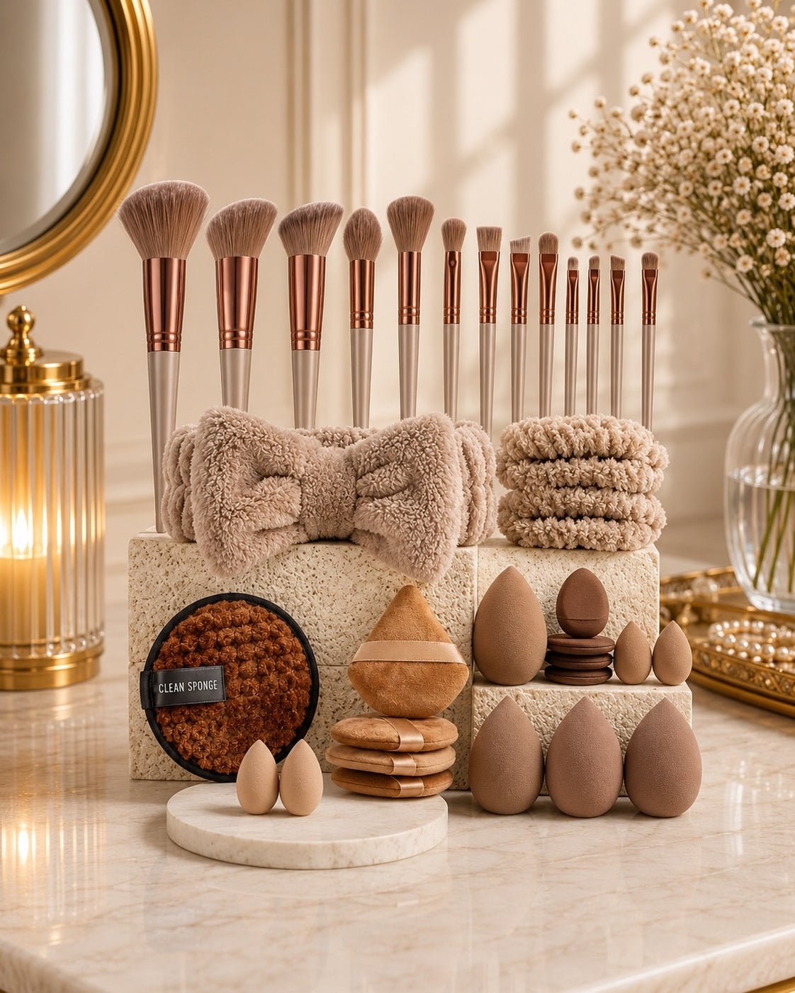 Complete Makeup & Beauty Tool Set - Beauty Accessories - Glow Beauty